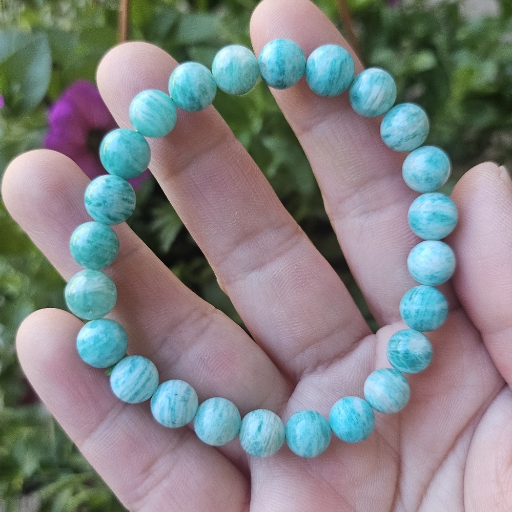 8mm Russian Amazonite bracelet